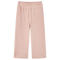 Pantaloni per Bambini in Velluto a Coste Rosa Chiaro 92cod mxl 84166