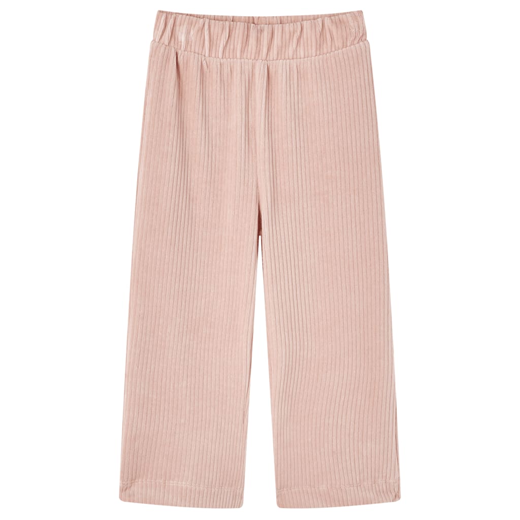 Pantaloni per Bambini in Velluto a Coste Rosa Chiaro 92 14074