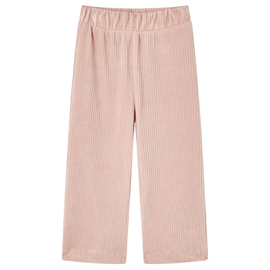 Pantaloni per Bambini in Velluto a Coste Rosa Chiaro 92 14074