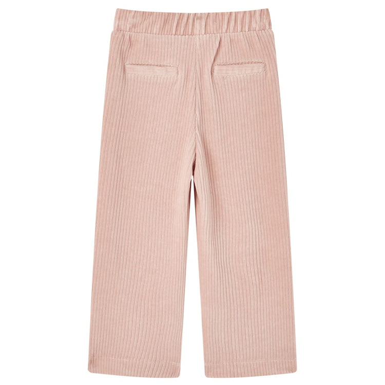 Pantaloni per Bambini in Velluto a Coste Rosa Chiaro 104cod mxl 108151