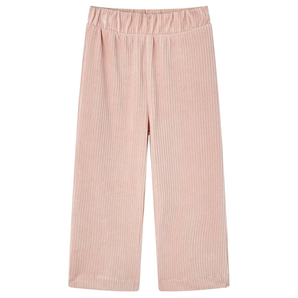 Pantaloni per Bambini in Velluto a Coste Rosa Chiaro 116 14076