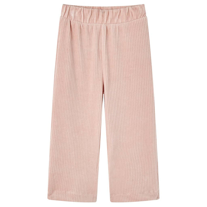 Pantaloni per Bambini in Velluto a Coste Rosa Chiaro 140 14078