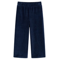 Pantaloni da Bambino in Velluto a Coste Blu Marino 92cod mxl 132000