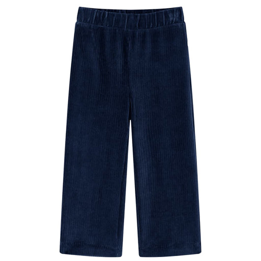 Pantaloni da Bambino in Velluto a Coste Blu Marino 104cod mxl 108024