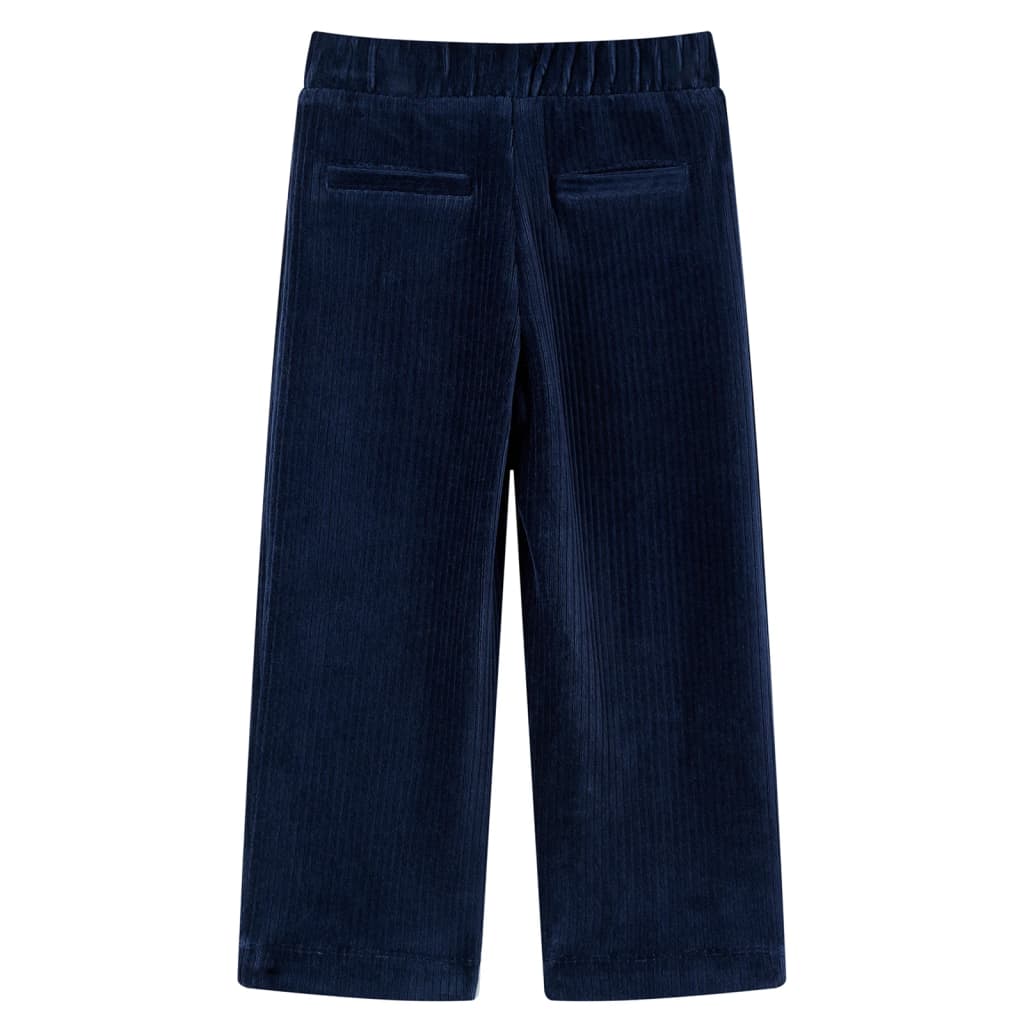 Pantaloni da Bambino in Velluto a Coste Blu Marino 104cod mxl 108024