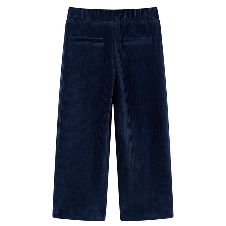 Pantaloni da Bambino in Velluto a Coste Blu Marino 104cod mxl 108024