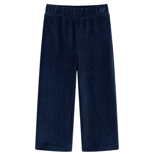 Pantaloni da Bambino in Velluto a Coste Blu Marino 140cod mxl 84002