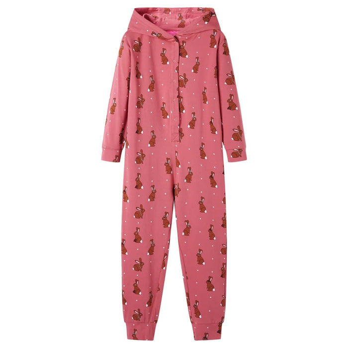 Tutina con Cappuccio da Bambina Rosa Antico 128cod mxl 86337