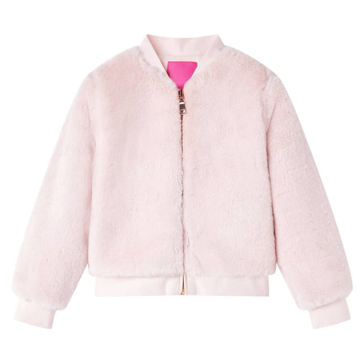 Giacca per Bambini in Pelliccia Sintetica Rosa 116 14251