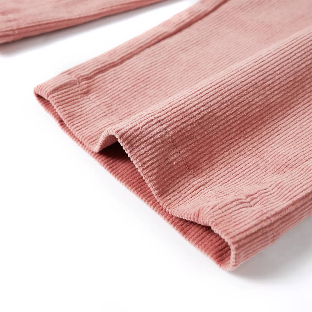 Pantaloni per Bambini in Velluto a Coste Rosa Antico 104 14260