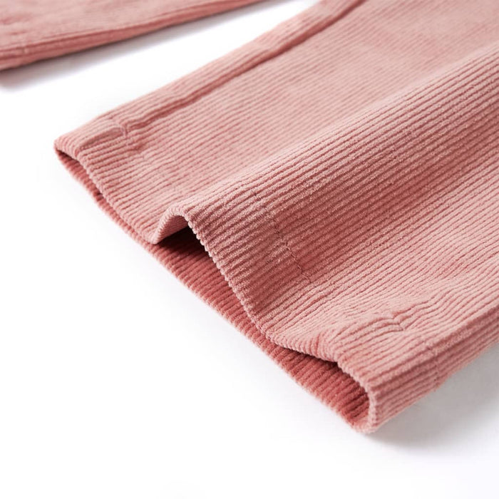 Pantaloni per Bambini in Velluto a Coste Rosa Antico 128 14262