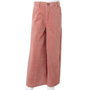 Pantaloni per Bambini in Velluto a Coste Rosa Antico 140 14263