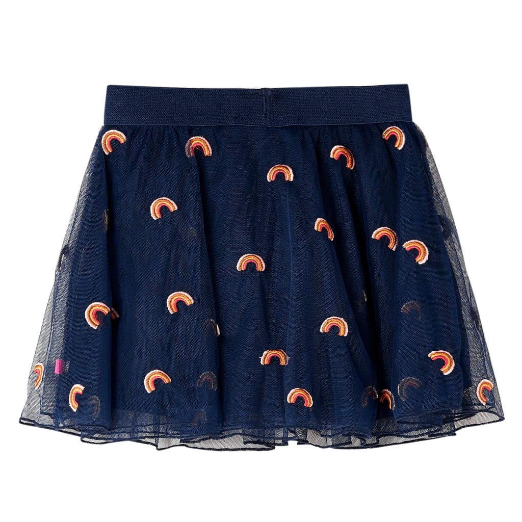 Gonna da Bambina con Tulle Blu Marino 140cod mxl 132730