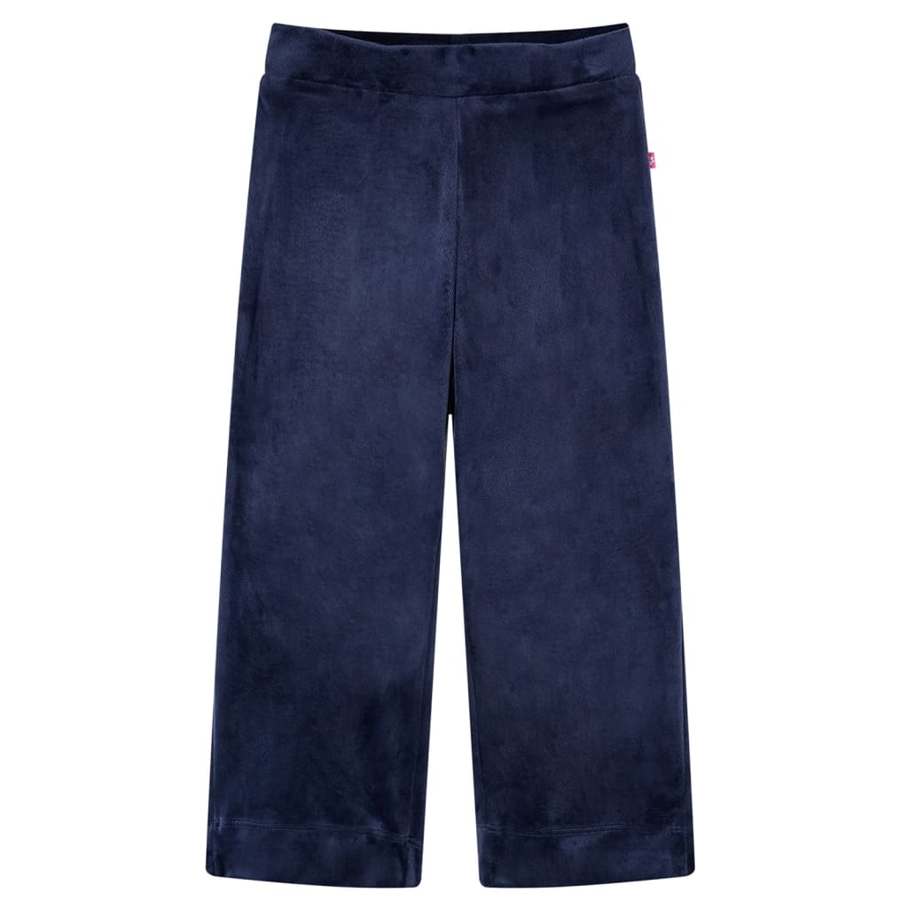 Pantaloni da Bambino in Velluto Blu Scuro 104cod mxl 108171