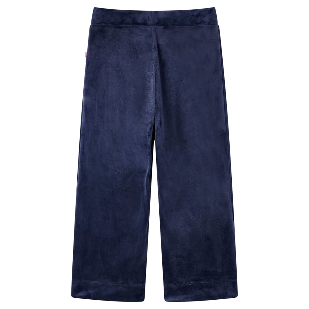 Pantaloni da Bambino in Velluto Blu Scuro 104cod mxl 108171