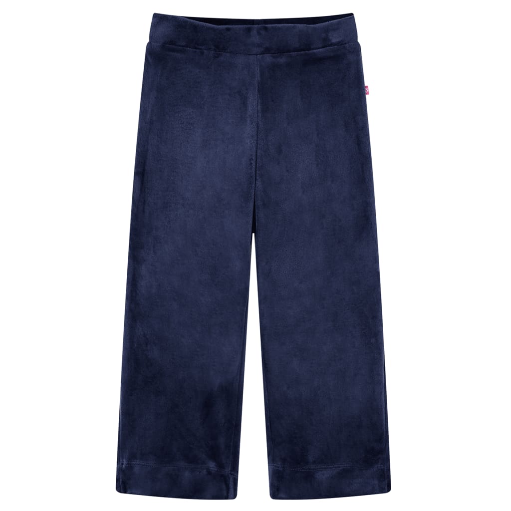 Pantaloni da Bambino in Velluto Blu Scuro 140 14403