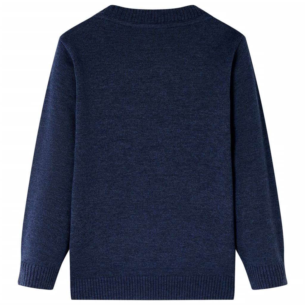 Maglione per Bambini Lavorato a Maglia Blu Marino 104 14500