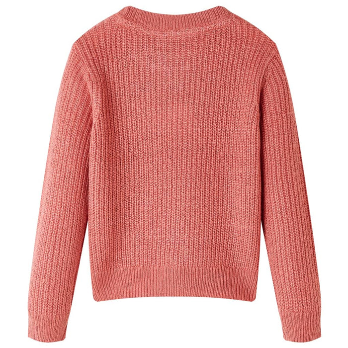 Maglione da Bambina Lavorato a Maglia Rosa Medio 104cod mxl 108459