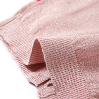 Cardigan da Bambina Lavorato a Maglia Rosa Tenue 104 14520