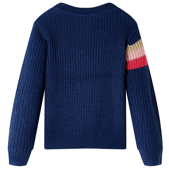 Maglione per Bambini Lavorato a Maglia Blu Marino 104 14530