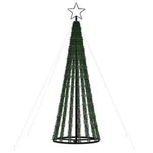 Illuminazione Albero di Natale a Cono 275LED Bianco Caldo 180cm 358064