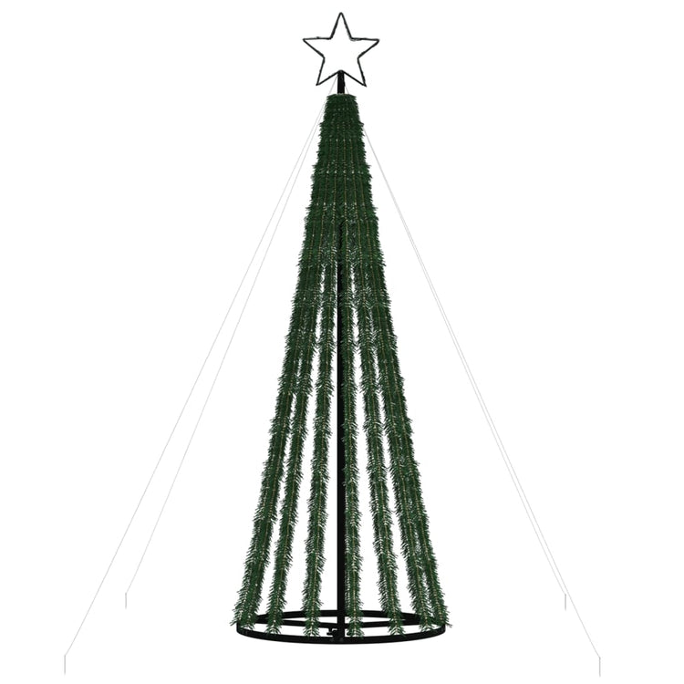 Illuminazione Albero di Natale a Cono 275LED Bianco Caldo 180cm 358064