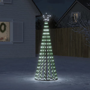 Illuminazione Albero Natale a Cono 275LED Bianco Freddo 180cmcod mxl 107358