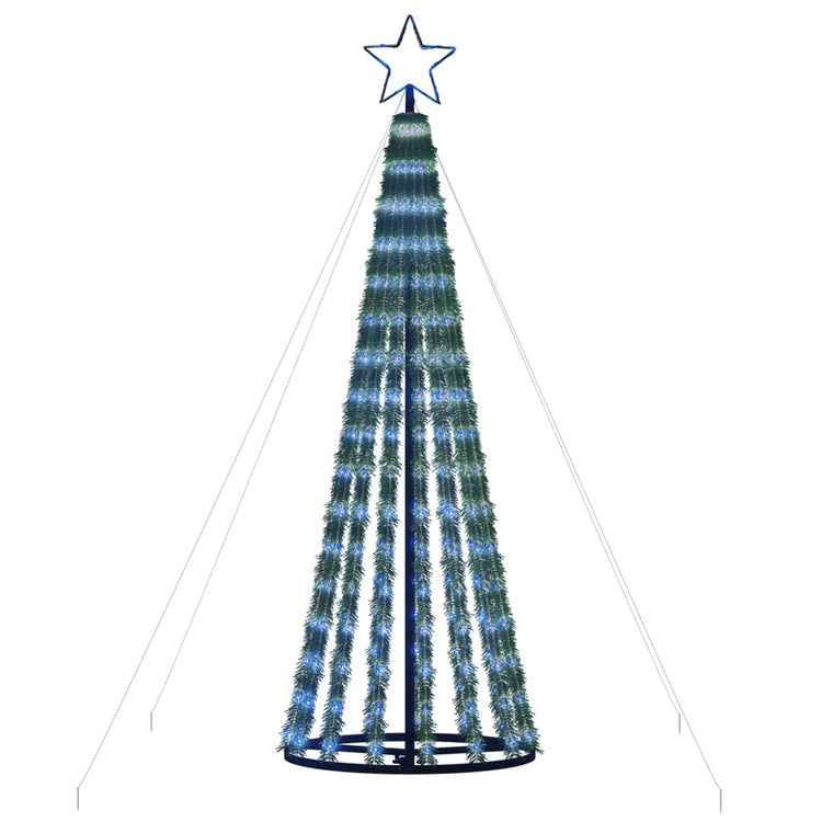 Illuminazione Albero di Natale a Cono 275LED Blu 180cm 358066