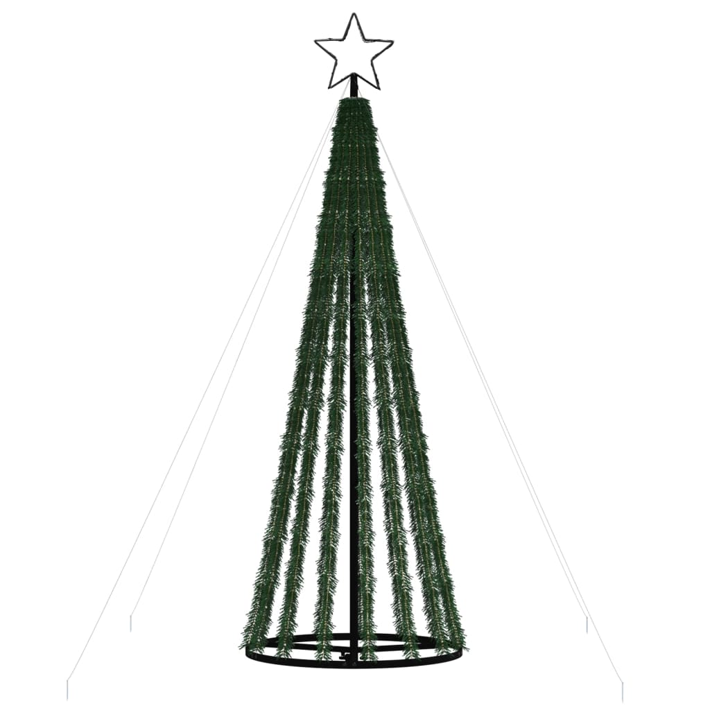 Illuminazione Albero di Natale a Cono 275LED Blu 180cm 358066