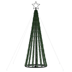 Illuminazione Albero di Natale a Cono 275LED Blu 180cm 358066