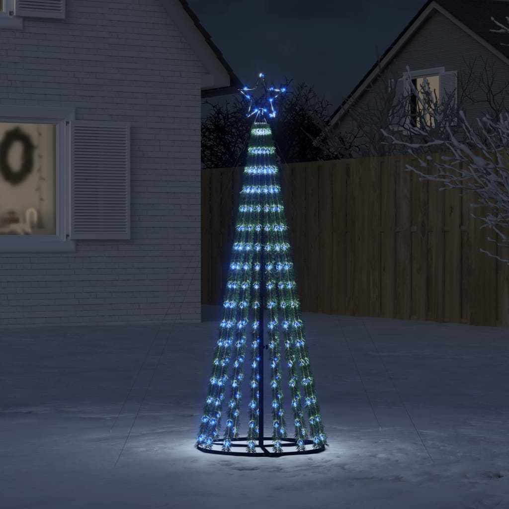 Illuminazione Albero di Natale a Cono 275LED Blu 180cmcod mxl 83422