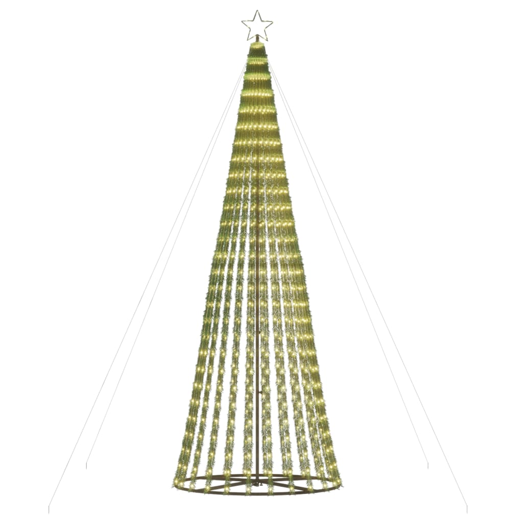 Illuminazione Albero di Natale a Cono 688LED Bianco Caldo 300cm 358068