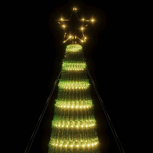 Albero di Natale a LED 688 LED Bianco Caldo 300 cm 358068