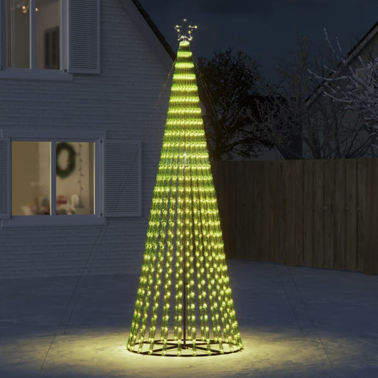 Illuminazione Albero di Natale a Cono 688LED Bianco Caldo 300cm 358068