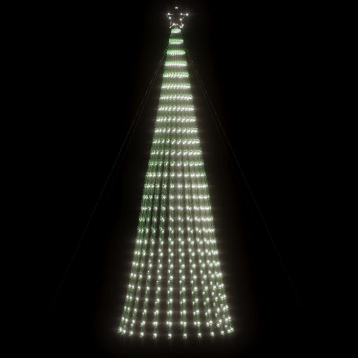 Albero di Natale a LED 688 LED Bianco Freddo 300 cm 358069