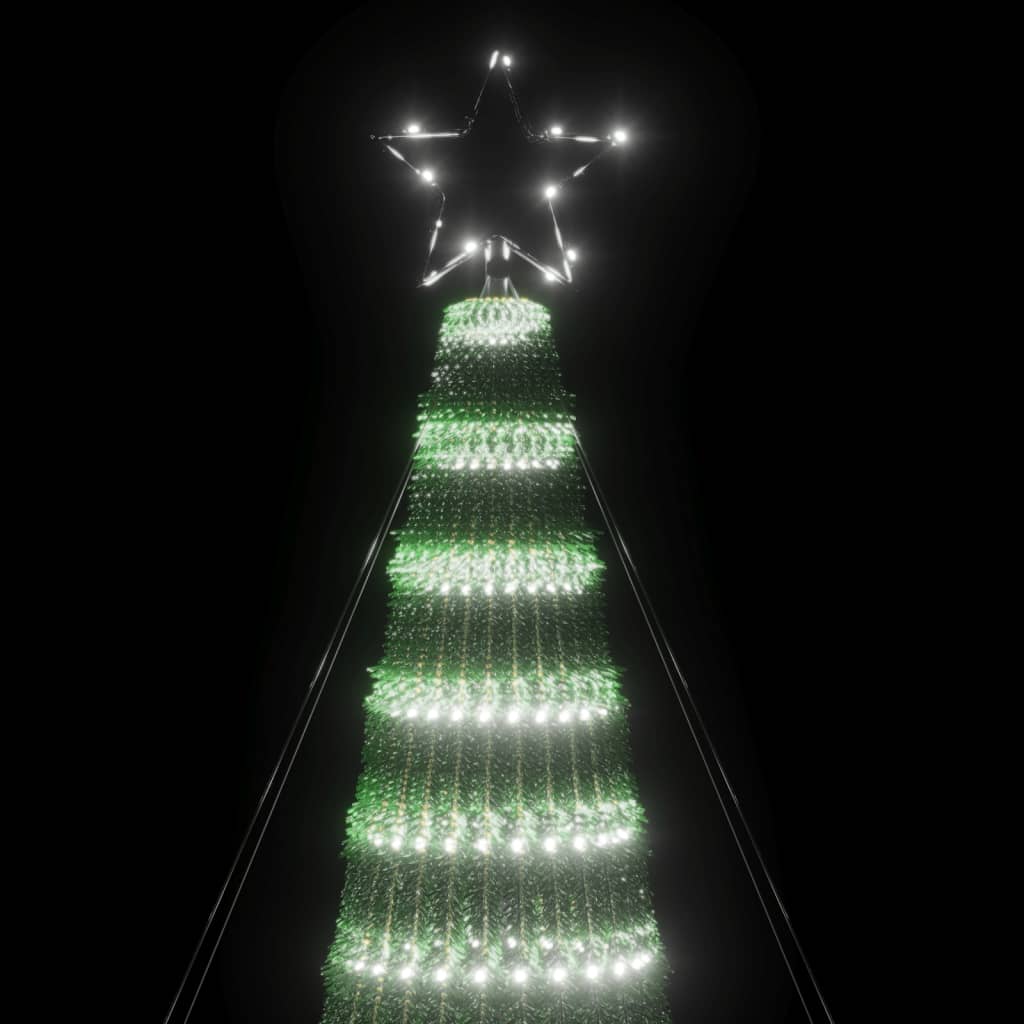 Albero di Natale a LED 688 LED Bianco Freddo 300 cm 358069