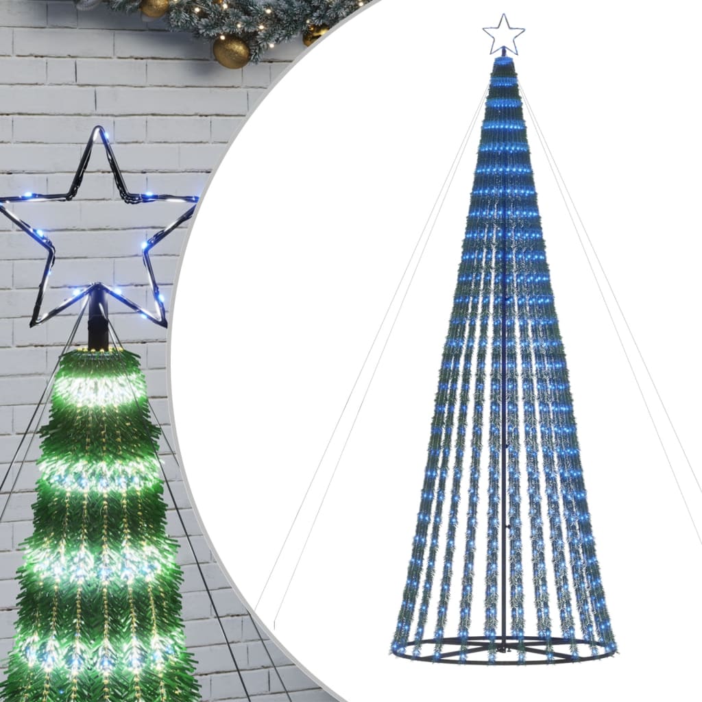 Illuminazione Albero di Natale a Cono 688LED Blu 300cm 358070