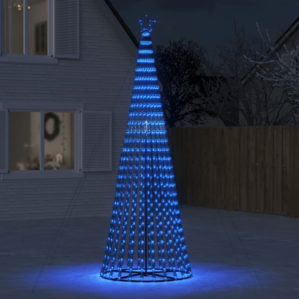 Illuminazione Albero di Natale a Cono 688LED Blu 300cm 358070