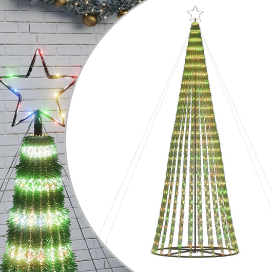 Illuminazione Albero di Natale a Cono 688LED Colorato 300cm 358071