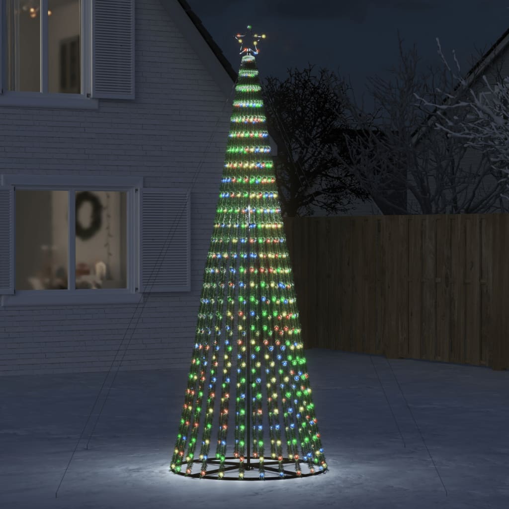 Illuminazione Albero di Natale a Cono 688LED Colorato 300cm 358071