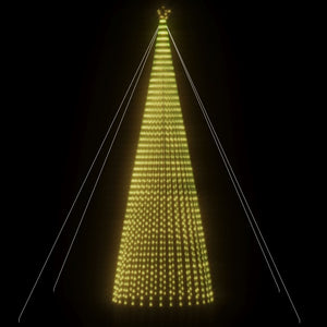 Illuminazione Albero Natale a Cono 1544LED Bianco Caldo 500cm 358072