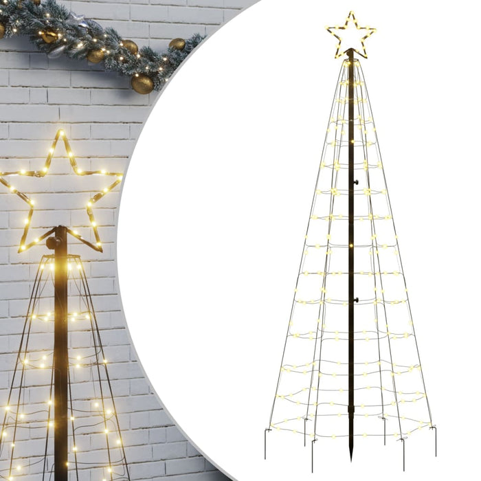 Illuminazione Albero Natale Picchetti 220LED Bianco Caldo 180cmcod mxl 83433