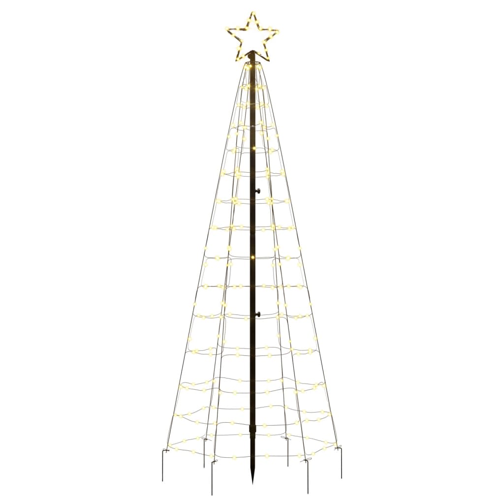 Illuminazione Albero Natale Picchetti 220LED Bianco Caldo 180cm 358100