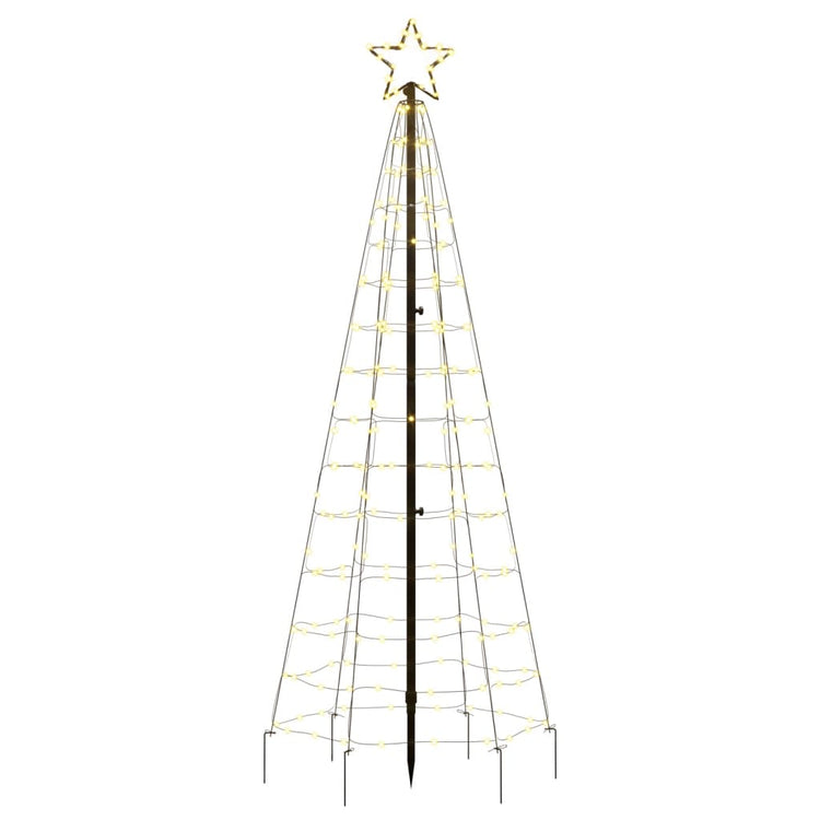 Illuminazione Albero Natale Picchetti 220LED Bianco Caldo 180cm 358100