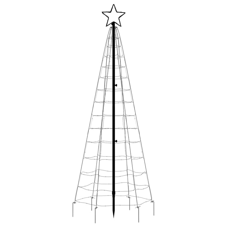 Illuminazione Albero Natale Picchetti 220LED Bianco Caldo 180cm 358100