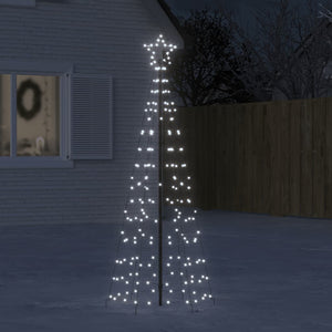 Luce Albero di Natale con Picchetti 220LED Bianco Freddo 180cmcod mxl 107374