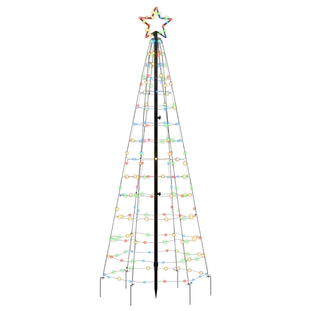 Illuminazione Albero di Natale Picchetti 220LED Colorato 180cm 358102