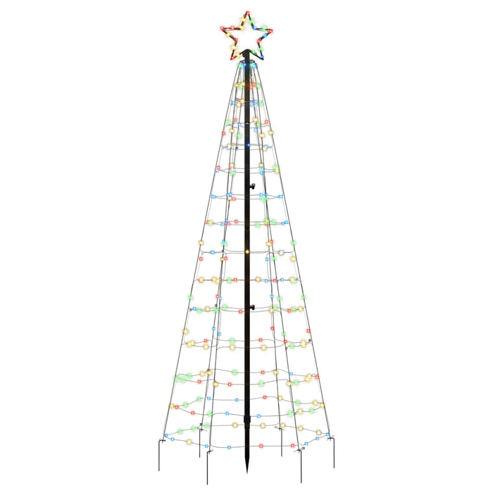 Illuminazione Albero di Natale Picchetti 220LED Colorato 180cm 358102