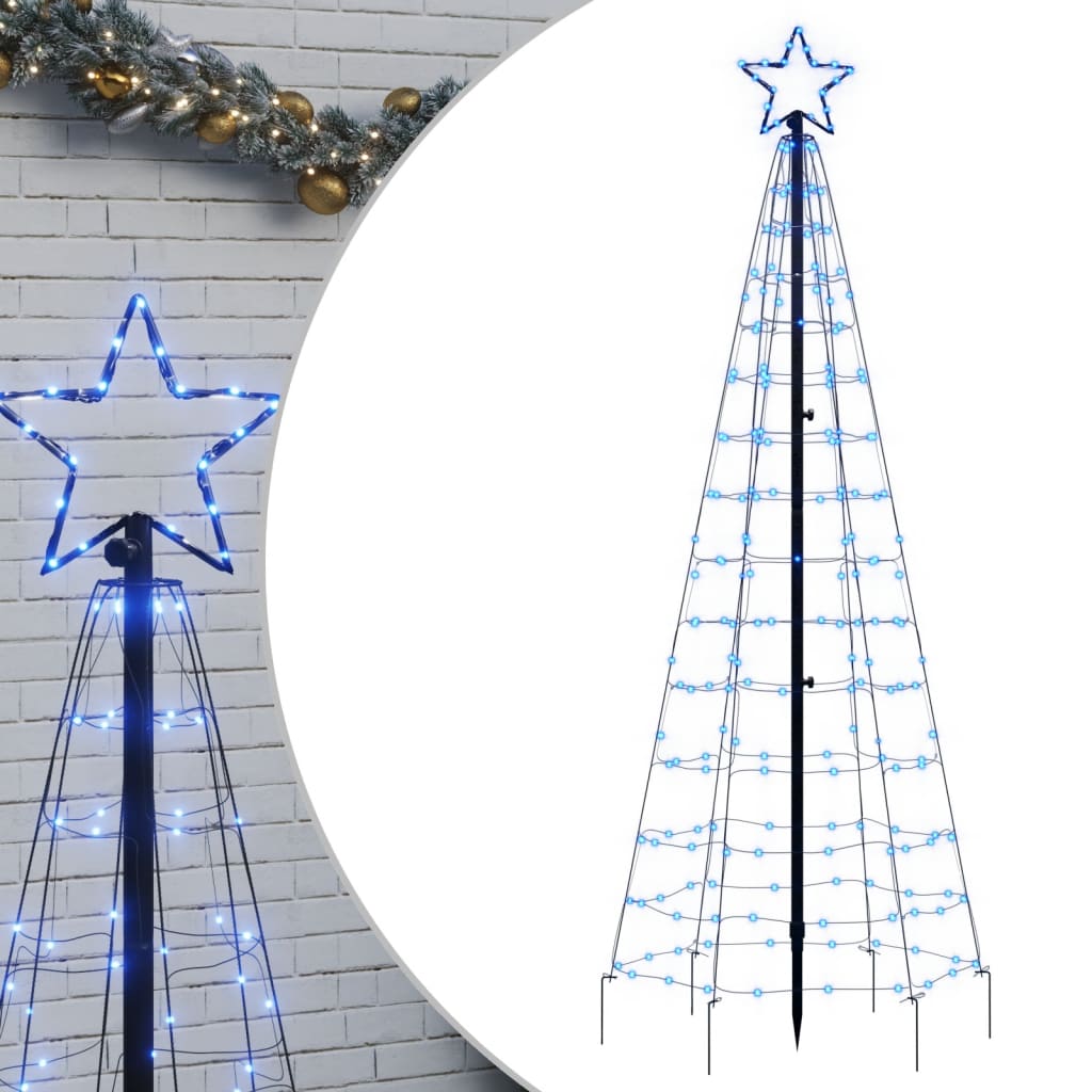Illuminazione Albero di Natale con Picchetti 220LED Blu 180cm 358103
