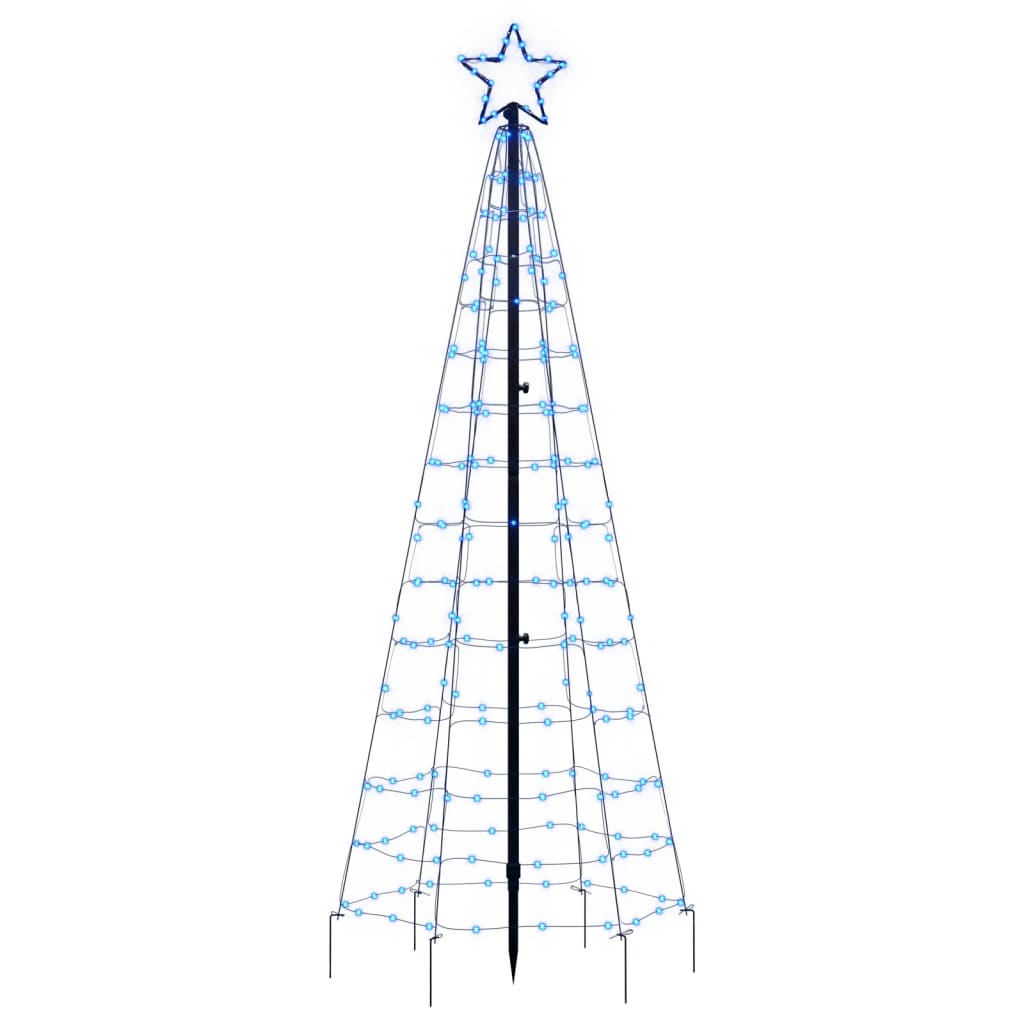 Illuminazione Albero di Natale con Picchetti 220LED Blu 180cm 358103